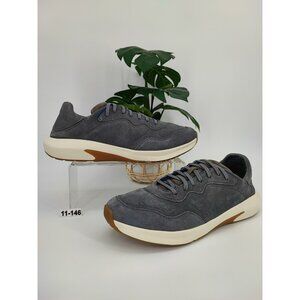 OluKai Men’s Koheo Gray Suede Lace Up Sneakers Comfort Size 11 US